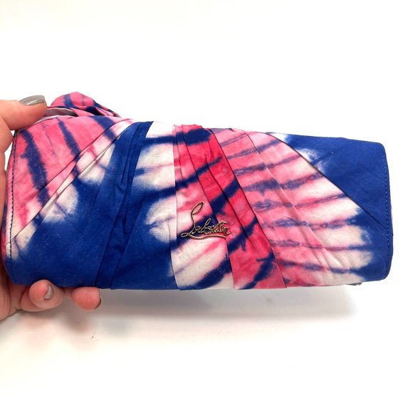 🌷❤️🔥SPRING SALE 🔥 FINAL PRICE🌷💥Christian Louboutin Boubou Bazin Clutch - Picture 4 of 9